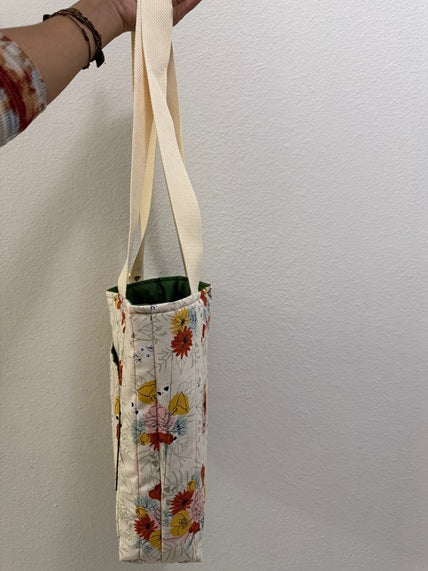 Meadow Flowers Quilted Tote - Medium