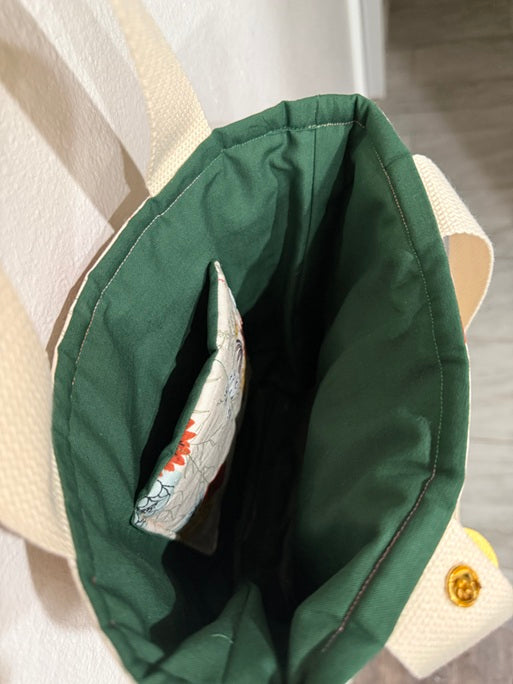 Meadow Flowers Quilted Tote - My First Collection - Small