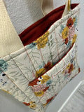 Meadow Flowers Quilted Tote - Small