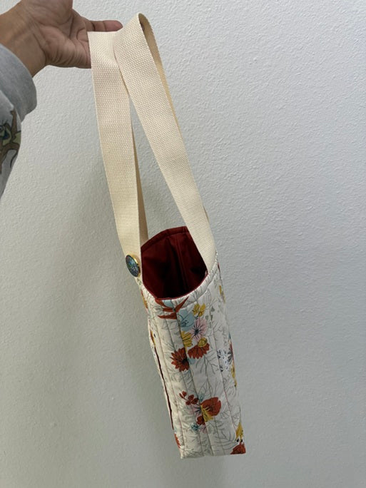 Meadow Flowers Quilted Tote - Small